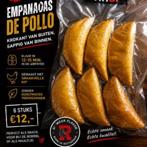 RINOR Airfryer Empanadas Kip (6 stuks) + gratis Rinor garlic sauce